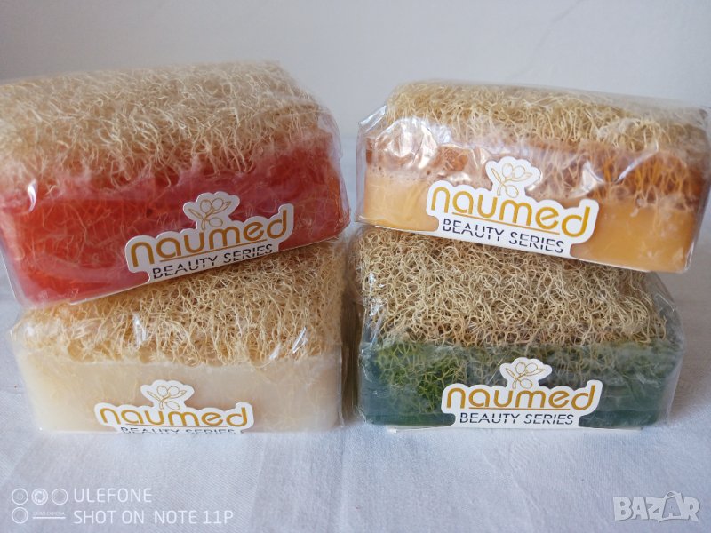 Турски ароматни сапуни 110 гр. - нар, мед и магарешко мляко, алое вера и магарешко мляко, снимка 1