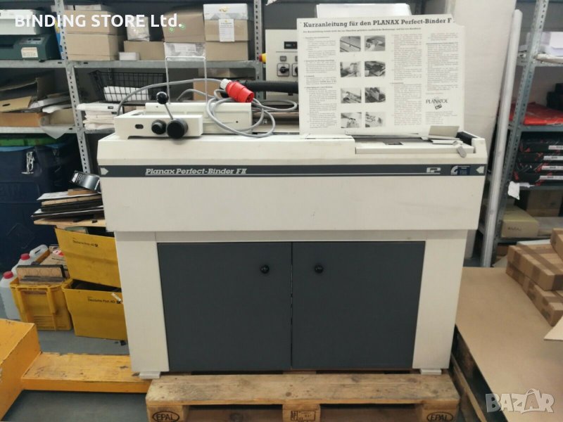 Термобиндер /лепачка за книжки с течно лепило / Planax Perfect Binder FII, снимка 1