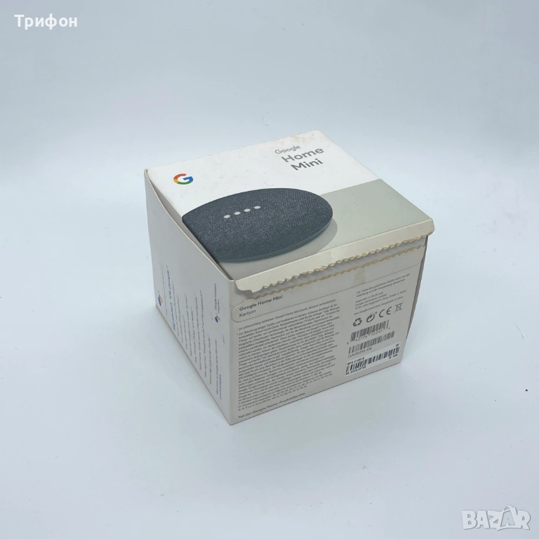 Google Home Mini първо поколение – смарт говорител с Google Assistant, снимка 1
