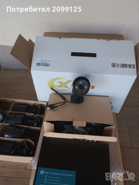 Нови аналогови камери к-т XVIM (камари 8бр, кабели и digital video recorder DVR)., снимка 1