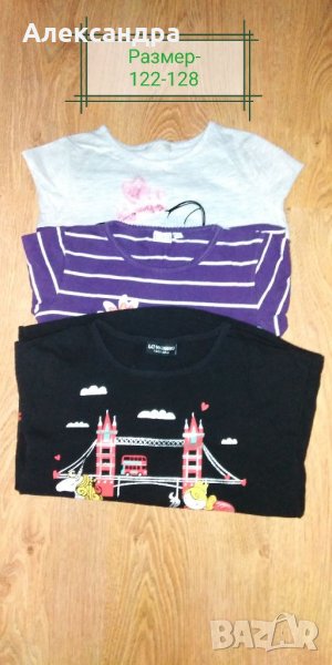 Лот от блузки за момичета, размер 122см - 128см, снимка 1