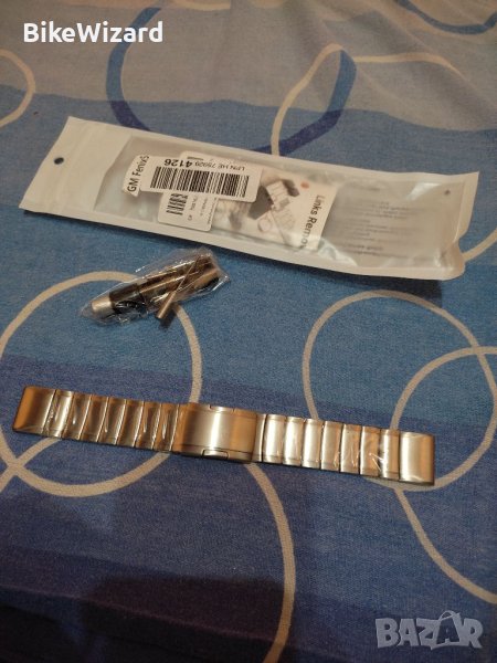 Garmin Fenix 5 метална сива каишка 22MM.+ инструмент за скъсяване , снимка 1
