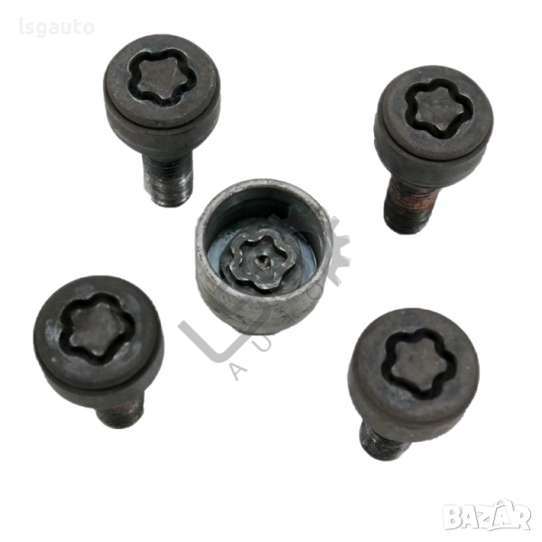 Комплект секретни болтове за алуминиеви джанти Nissan Qashqai II 2013-2021 ID: 151097, снимка 1