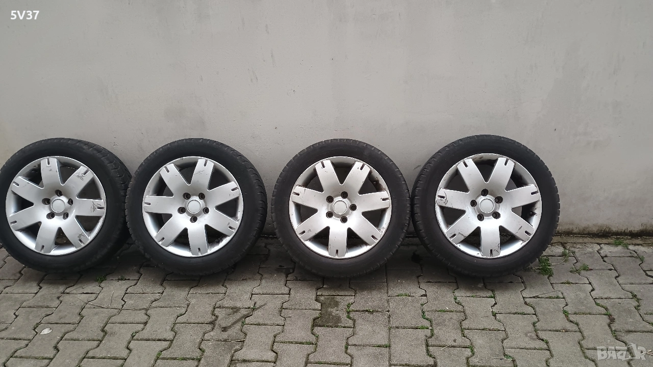 Алуминиеви джанти 16", 5x112 - VW, Audi, Seat, Skoda, снимка 1