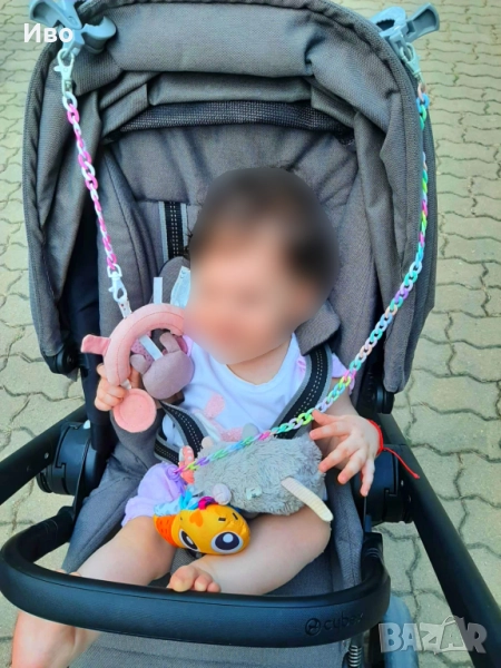 Закачалки за бебешки играчки, биберони и бутилки, снимка 1