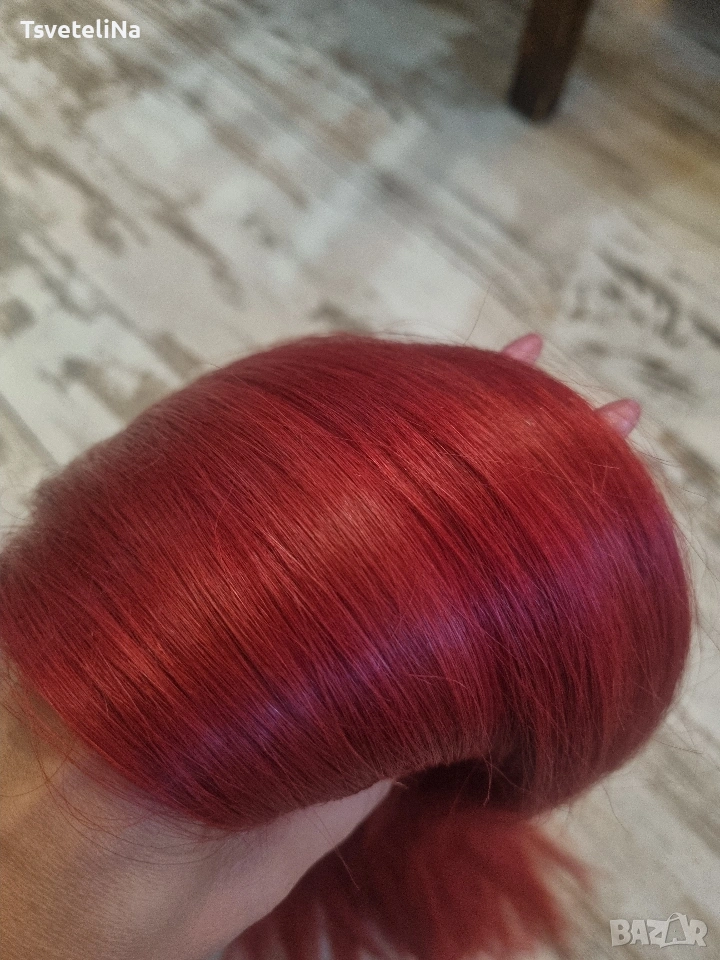 Кератинови кичури, Естествена коса, снимка 1