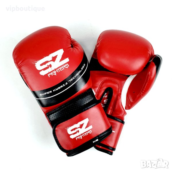 Боксови ръкавици Изкуствена кожа Thunder Червен, снимка 1