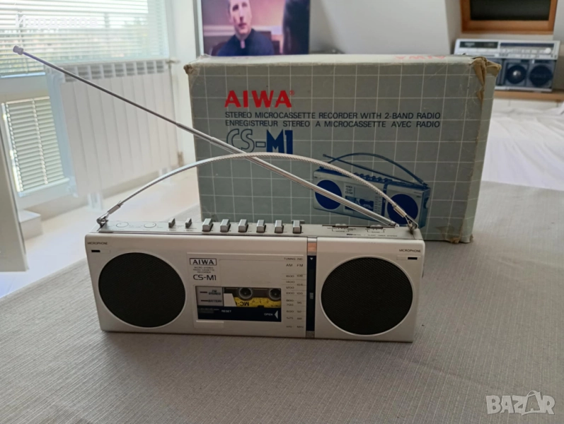 Aiwa CS-M1- мини Boombox, снимка 1
