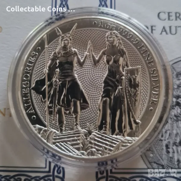 инвестиционна сребърна монета 2023 със сертификат , снимка 1