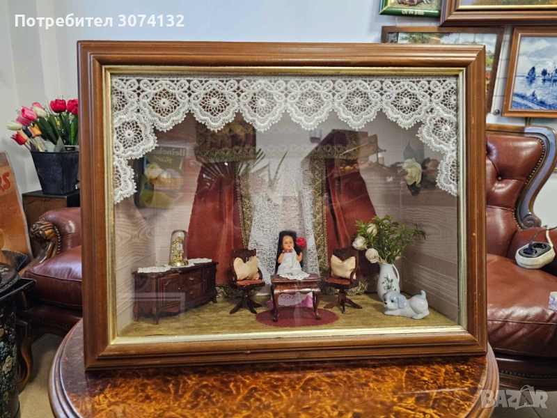 Ръчно изработена ретро декорация, снимка 1