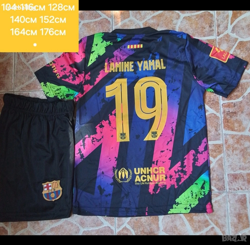 LAMINE YAMAL 19 ❤️⚽️ детско юношески футболни екипи НОВО сезон 2025-26 година , снимка 1