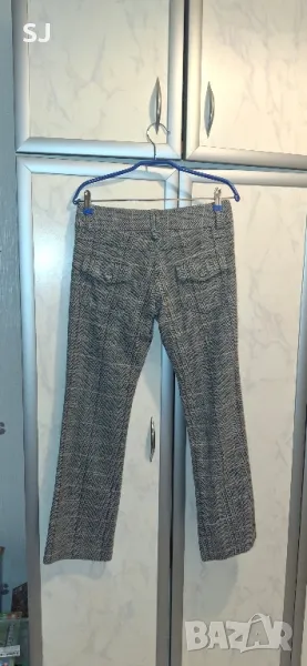 Дамски вълнен прав панталон, размер XS, снимка 1