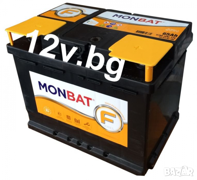 Акумулатор  МОНБАТ F /Formula\ 65 ah / R + 242/175/190 десен плюс 570 ст ток , снимка 1