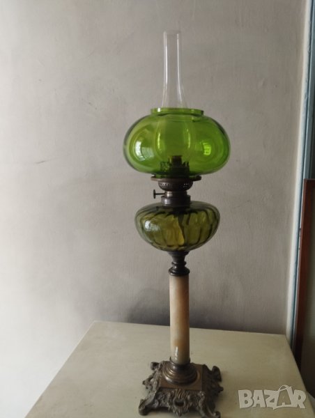 стара френска газова /газена/ лампа, снимка 1