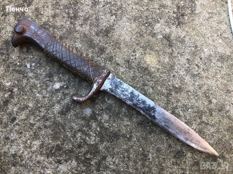 стар немски окопен нож /кама/ - WWII, WEHRMACHT, снимка 1