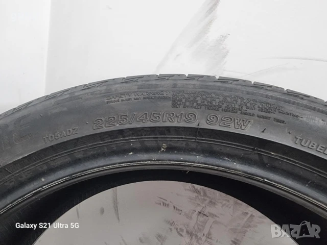 2бр летни гуми 225/45/19 BRIDGESTONE L03460 , снимка 5 - Гуми и джанти - 51012864