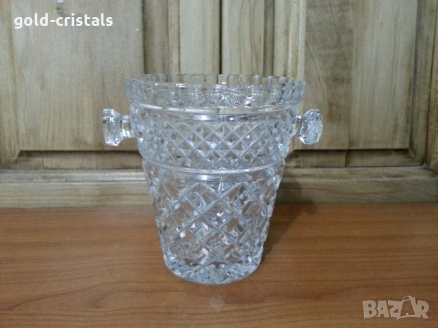 Кристална ледарка купа за лед Бохемия 