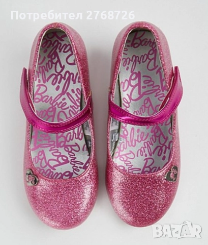 Нови обувки Барби със СВЕТЕЩО ТОКЧЕ, внос от Англия, снимка 2 - Детски обувки - 51383125