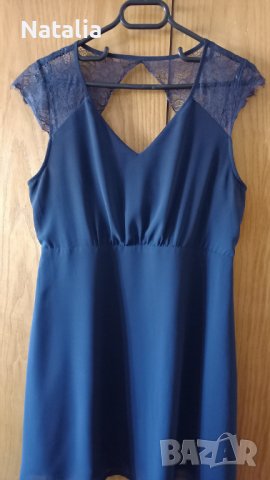 Нежна рокля цвят тъмно синьо-"SisterS", снимка 8 - Рокли - 42055566