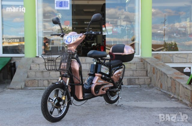 Електрически скутер-велосипед MaxMotors EBZ16 600W - ROSE GOLD, снимка 7 - Мотоциклети и мототехника - 41827558