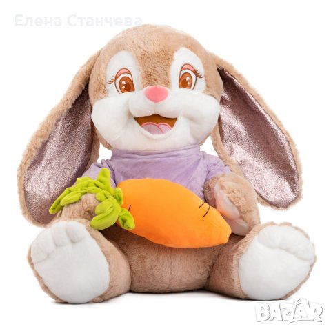 ПЛЮШЕН ЗАЕК - Размер :45 - 50 см, снимка 2 - Плюшени играчки - 42335632