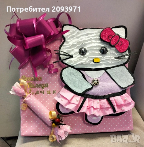 стенен и настолен часовник hello kitty, снимка 6 - Стенни часовници - 53512076