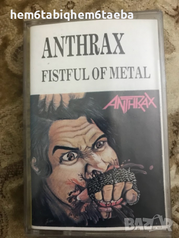РЯДКА КАСЕТКА - ANTHRAX - Fistful of Metal, снимка 1 - Аудио касети - 36276533