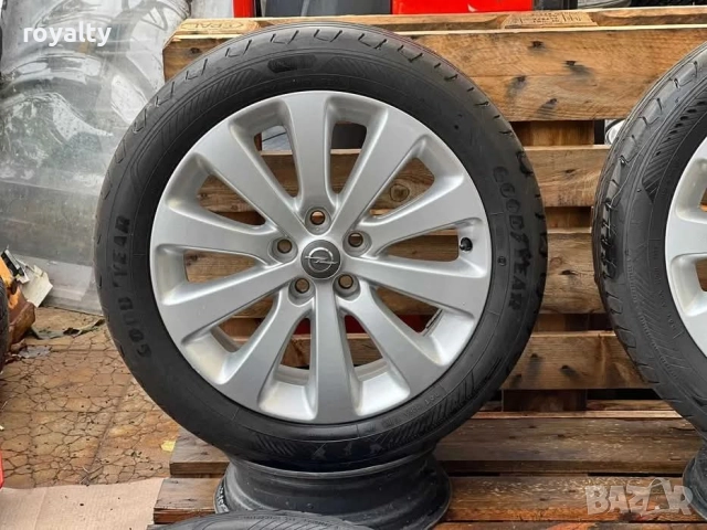 5х105 17 Лети Джанти Opel Astra Mokka ET 42 J 7, снимка 2 - Аксесоари и консумативи - 52405678