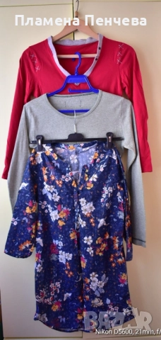 дамски дрехи, блузи, Тениски, потници, размер С 