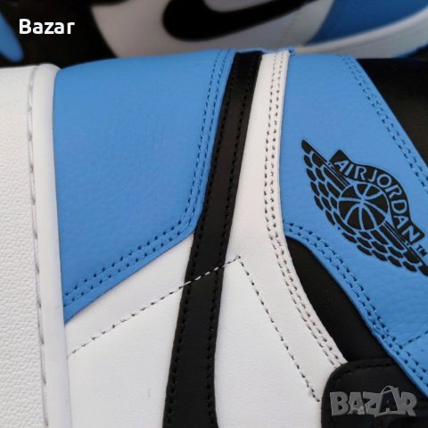 Nike Air Jordan 1 High UNC Toe Blue Нови Оригинални Обувки Маратонки Размер 43 Номер 27.5см Стелка , снимка 5 - Кецове - 40371598