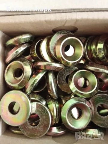 Поцинковани,подложни,конусни шайби,шайба за винтове за дърво – 9x25 мм (50