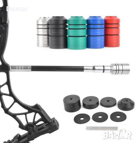 SHARROW Тежести за стабилизатор за лък за стрелба Комплект баланс