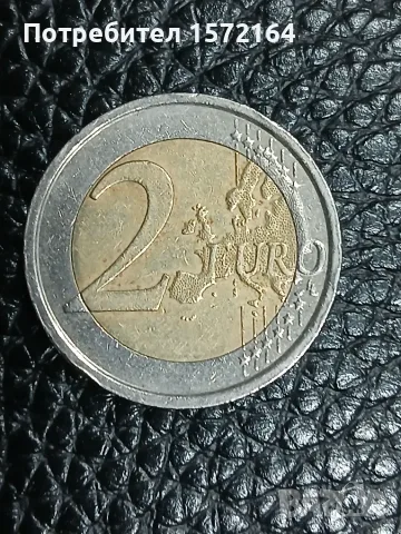 Монета 2 Евро Данте Алигиери, снимка 2 - Нумизматика и бонистика - 55849864