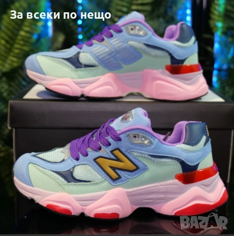 New Balance 9060 Цветни Дамски Маратонки С Кутия👟Дамски Спортни Обувки Код S75, снимка 3 - Маратонки - 52408877