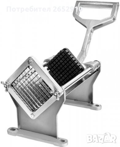 Професионална картофорезачка от неръждаема стомана + 4 ножа! Чисто нова. ХИТ Цена 169лв/86,41€, снимка 4 - Обзавеждане на кухня - 35733022