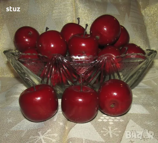 Изкуствени ябълки за декорация, аранжировки, снимка 1