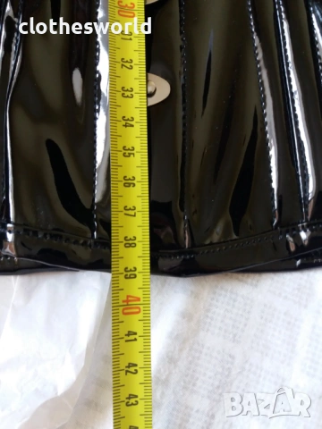 Лачен корсет с двойни метални банели, снимка 7 - Корсети, бюстиета, топове - 47496062