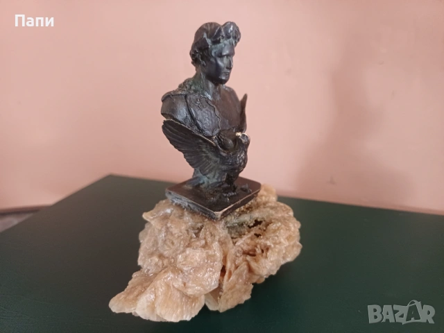 Бронзова статуетка, снимка 5 - Статуетки - 53814049