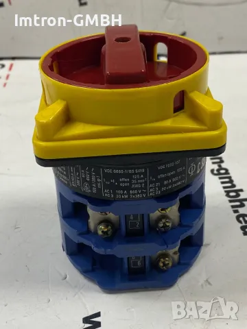 Превключвател ПЕП 100А Kraus And Naimer C 80 VDE 0660-107 -1/BS 5419 100AMP 600VAC 3PH