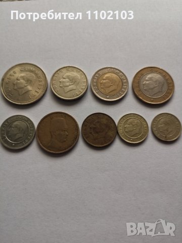 Лот стари монети от Турция, снимка 2 - Нумизматика и бонистика - 39135959