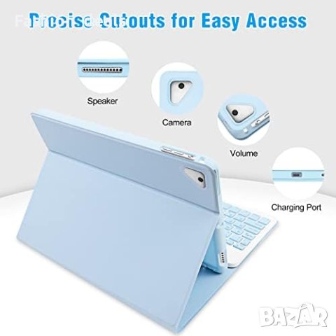 Нов Калъф с безжична Bluetooth клавиатура за iPad 9,7 инча, снимка 2 - Аксесоари за Apple - 41548537