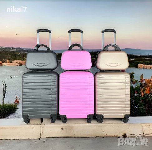 WeTravel пътнически куфар за рьчен багаж с 4ри колела 360°54 39 20, снимка 3 - Куфари - 42072707