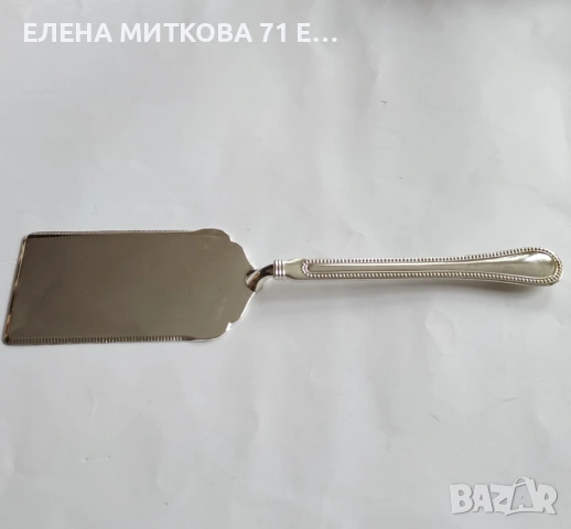 Големи и масивни посребрени прибори за сервиране , снимка 2 - Прибори за хранене, готвене и сервиране - 53420393