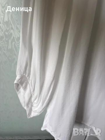 Massimo Dutti елегантна дамска бяла риза (размер XL), снимка 5 - Ризи - 56222553