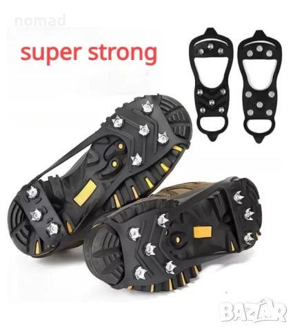 Котки с 8 зъба за лед и сняг I За града, преходи, пътеки, снимка 2 - Зимни спортове - 52720055