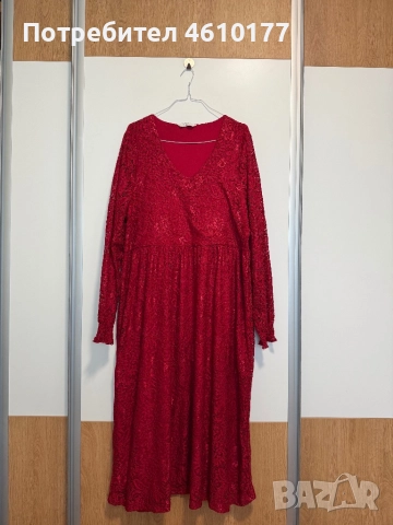 Дълга дантелена рокля хл