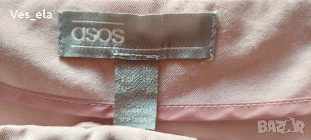 светло розов панталон Asos, снимка 4 - Панталони - 53569364