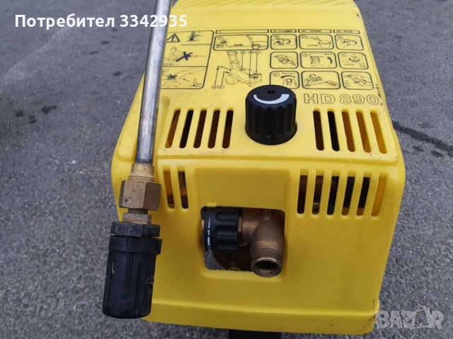 Професионална водоструйка karcher interpump wap, снимка 2 - Други машини и части - 36345478