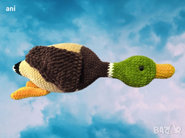 зеленоглава патица ръчно изработена 