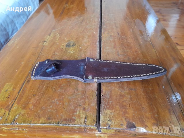 Стара кожена кания за нож #7, снимка 1 - Антикварни и старинни предмети - 41828197